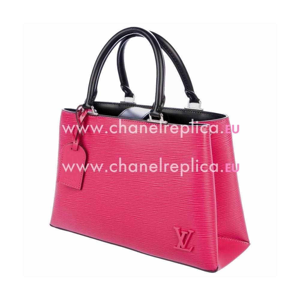 Louis Vuitton Kleber Grained Cowhide Epi Leather Bag Hot Pink M51347