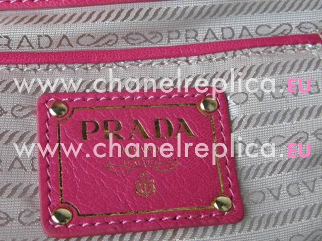 Prada Saffiano Lux Calfskin Tote Bag in Pink(medium) PR242121