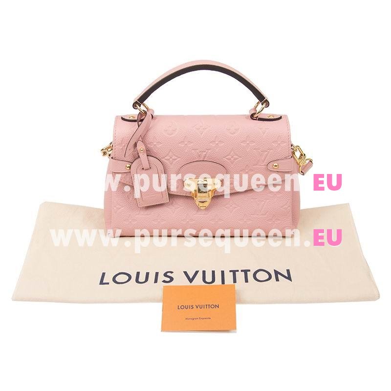 Louis Vuitton Embossed Supple Grained Cowhide Leather GEORGES BB Rose Poudre M53942