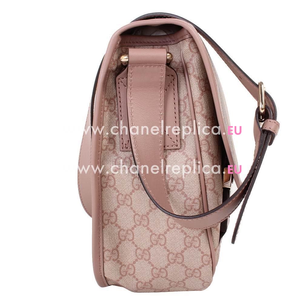 Gucci Plus GG Calfskin Canvas Bag In Pink G510689