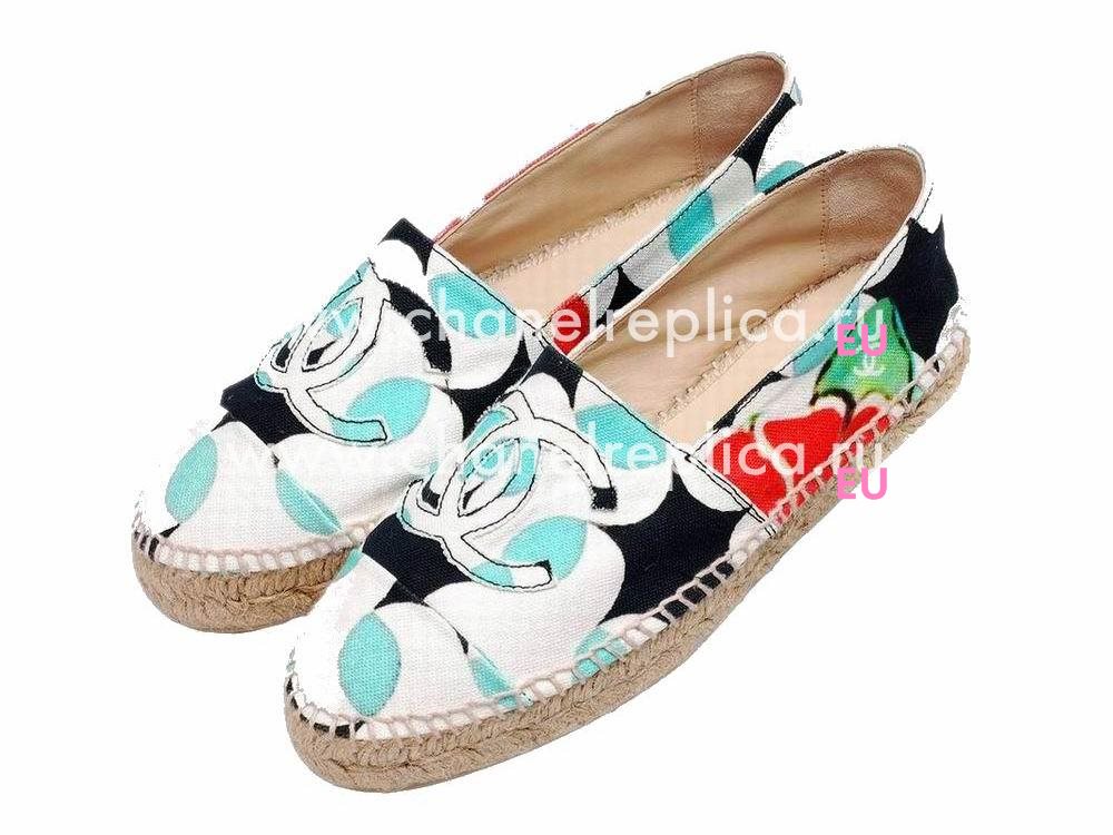 Chanel CC Kaleidoscope Espadrilles Penelope Shoes G29762-MULTI