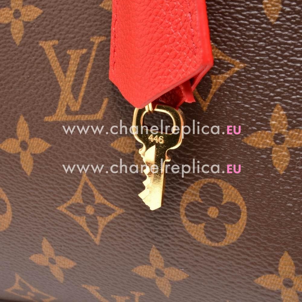 Replica Louis Vuitton Monogram Popincourt Bag PM Red M43433