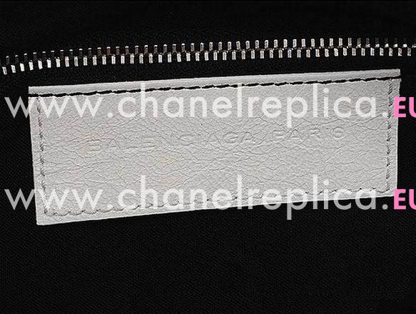 Balenciage First Top Leather&Fabric Cream-coloured 103208-CC