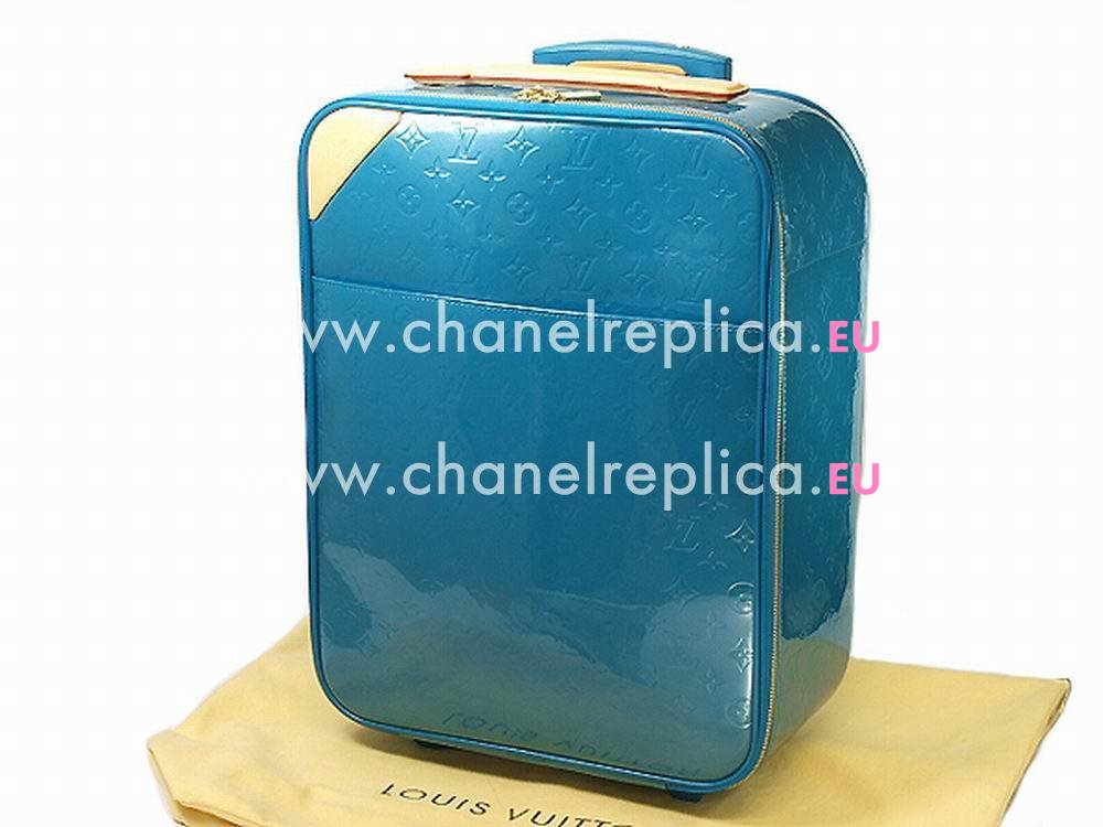 Louis Vuitton Monogram Vernis Pegase 50 suitcase (Luggage) BLEU GALACTIC M93716