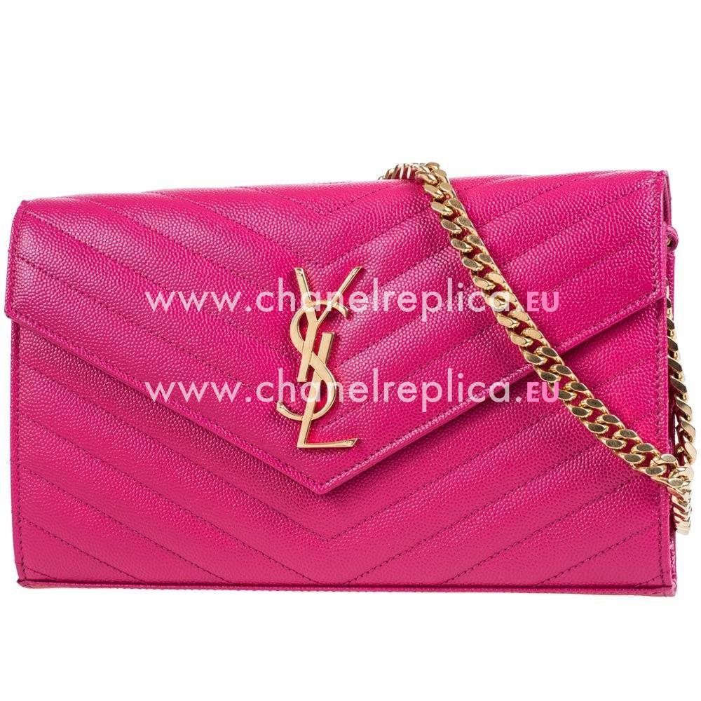 YSL Saint Laurent Cavier Calfskin Bag In Pink YSL5371988