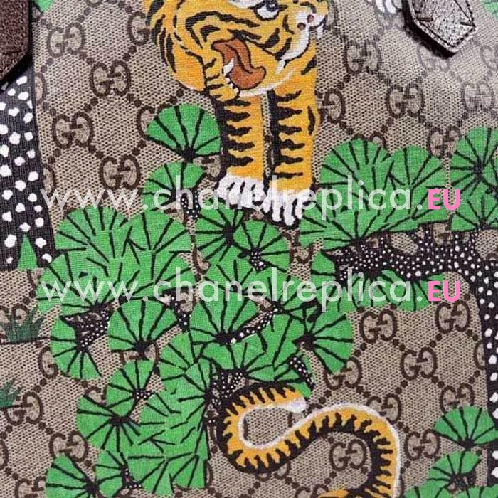 Gucci Bengal Tiger GG Supreme Flower Tote Bag G7051201