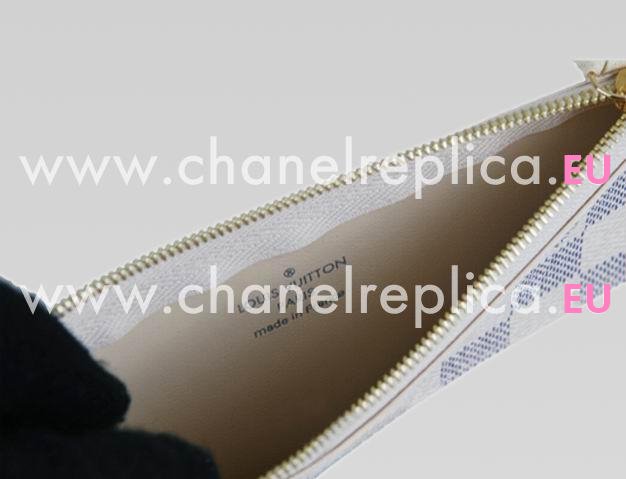 Louis Vuitton Damier Azur Canvas Josephine Wallet N63020