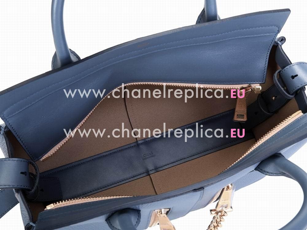 Chloe Baylee Calfskin Hand Bag In Blue CL55370