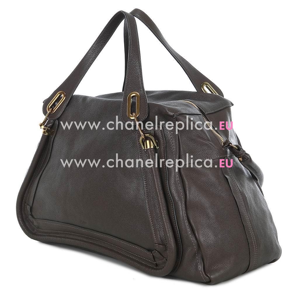 Chloe Party Caviar Calfskin Bag In Dark coffee C5645023