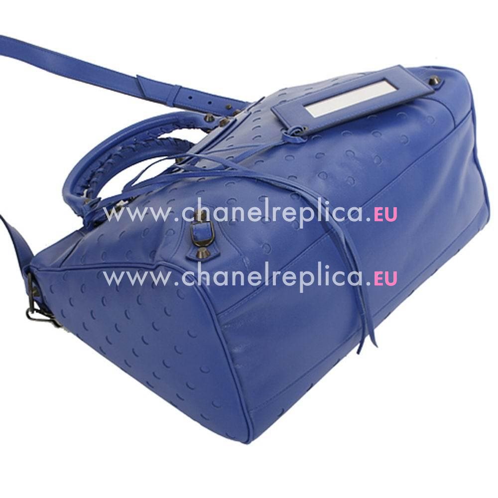 Balenciaga Velo Classic Calfskin Bag Blue B6112803