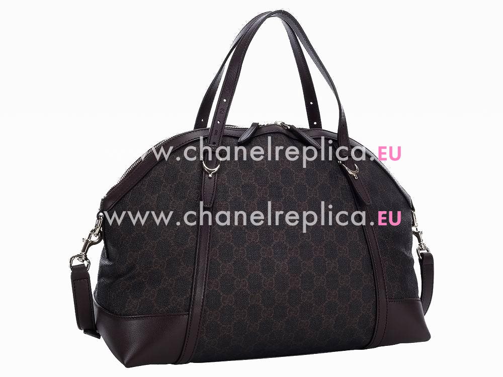 Gucci Nice ambossed Guccissima Bag Deep Coffee G467803