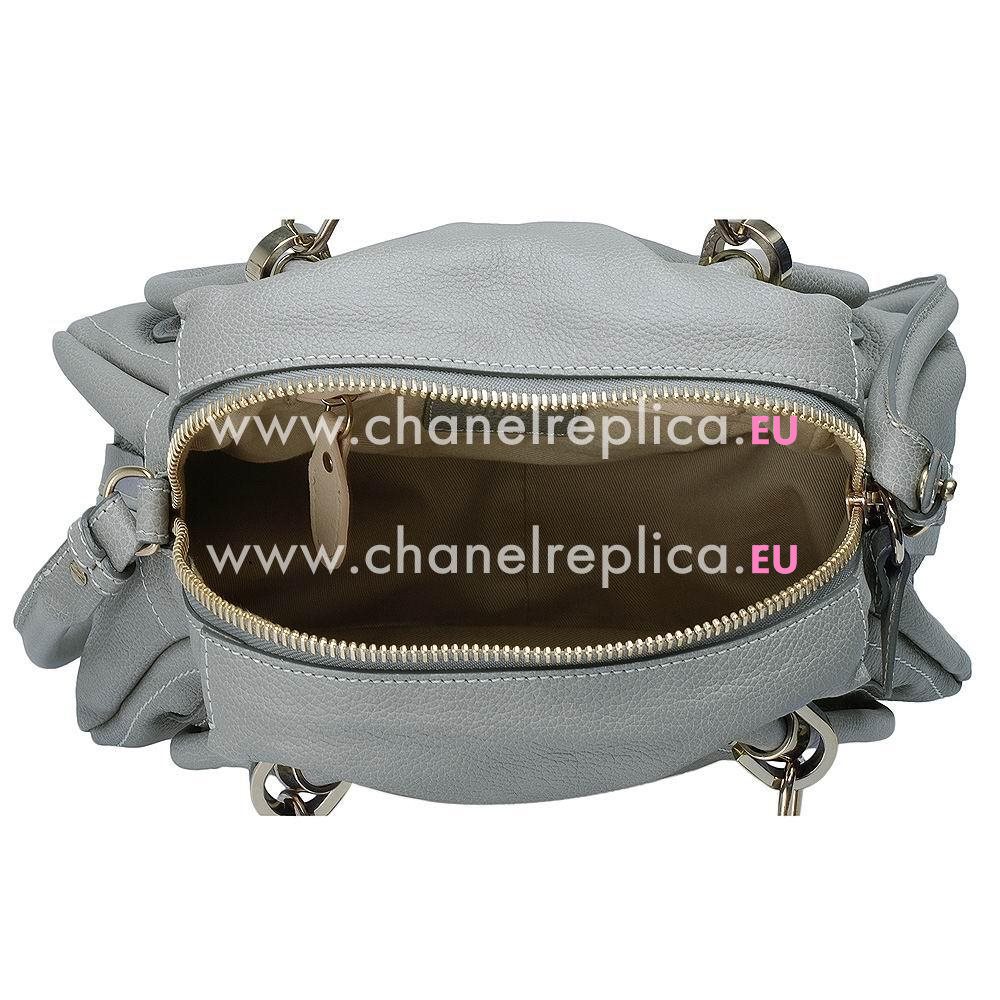 Chloe Mini Paraty Caviar Calfskin Bag In Gray C4875991