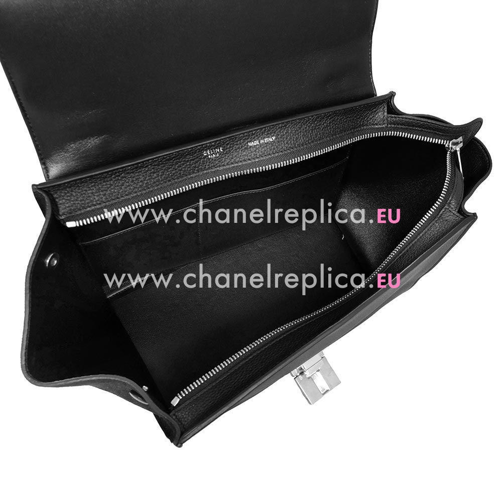 Celine Classic Trapeze Calfskin Bag Black C7010904
