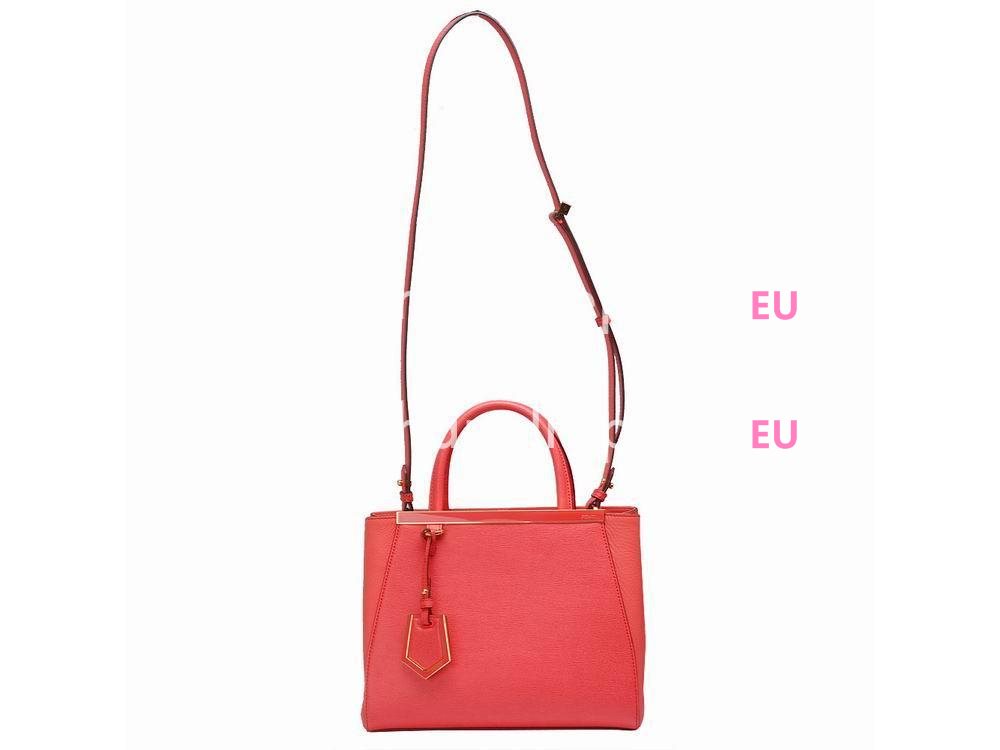 Fendi Petit 2Jours Cowhide Hand/shouldbag Hot Pink F511409