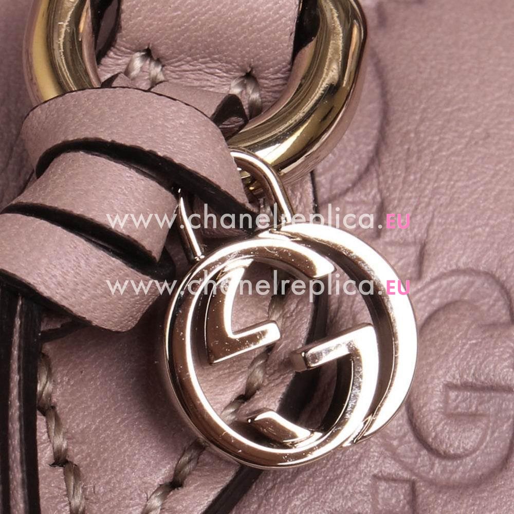Gucci Emily Guccissima GG Calfskin Bag In Pink G559440