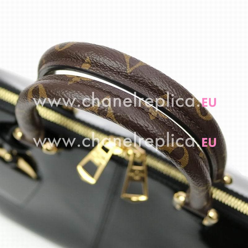 Louis Vuitton Embosses Logo Calfskin Tote Miroir Bag Noir M54626