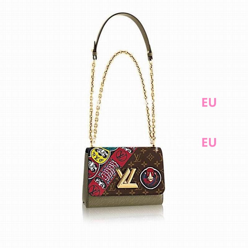 Louis Vuitton Twist Printed Monogram Canvas Chain Bag M43497