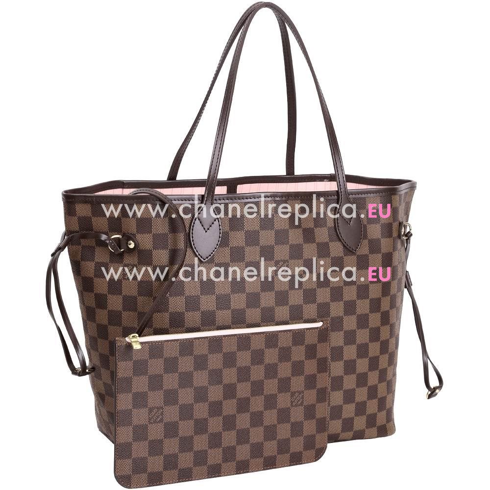 Louis Vuitton Classic Monogram Bucket Shoulder Bag N41603