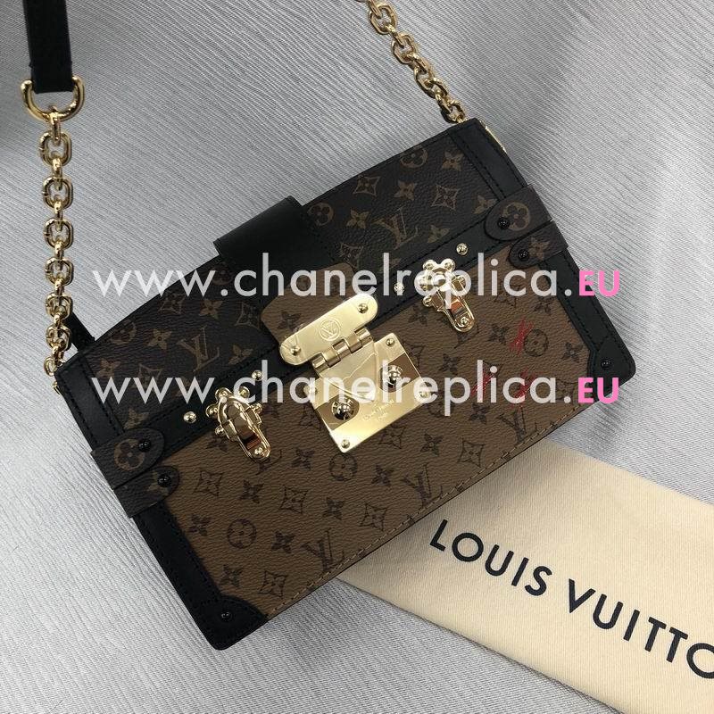 Louis Vuitton Monogram/Monogram Reverse canvas Trunk Clutch M43596