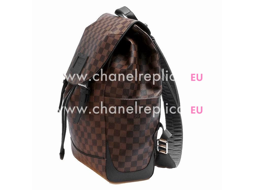 Louis Vuitton Damier Ebene Canvas Runner Men Backpacks N41377