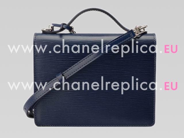 Louis Vuitton 2013 Epi Leather Monceau BB Bag Blue M40785