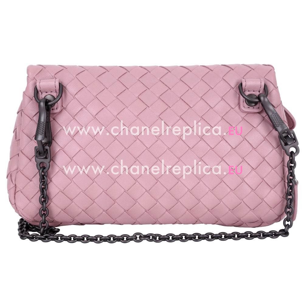 Bottega Veneta Crossbody Nappa Woven Shouldbag Pink B6110309