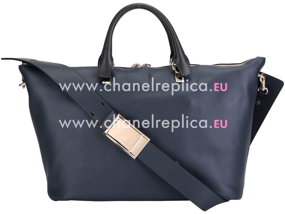 Chloe Baylee Calfskin Hand Bag In Blue C48983