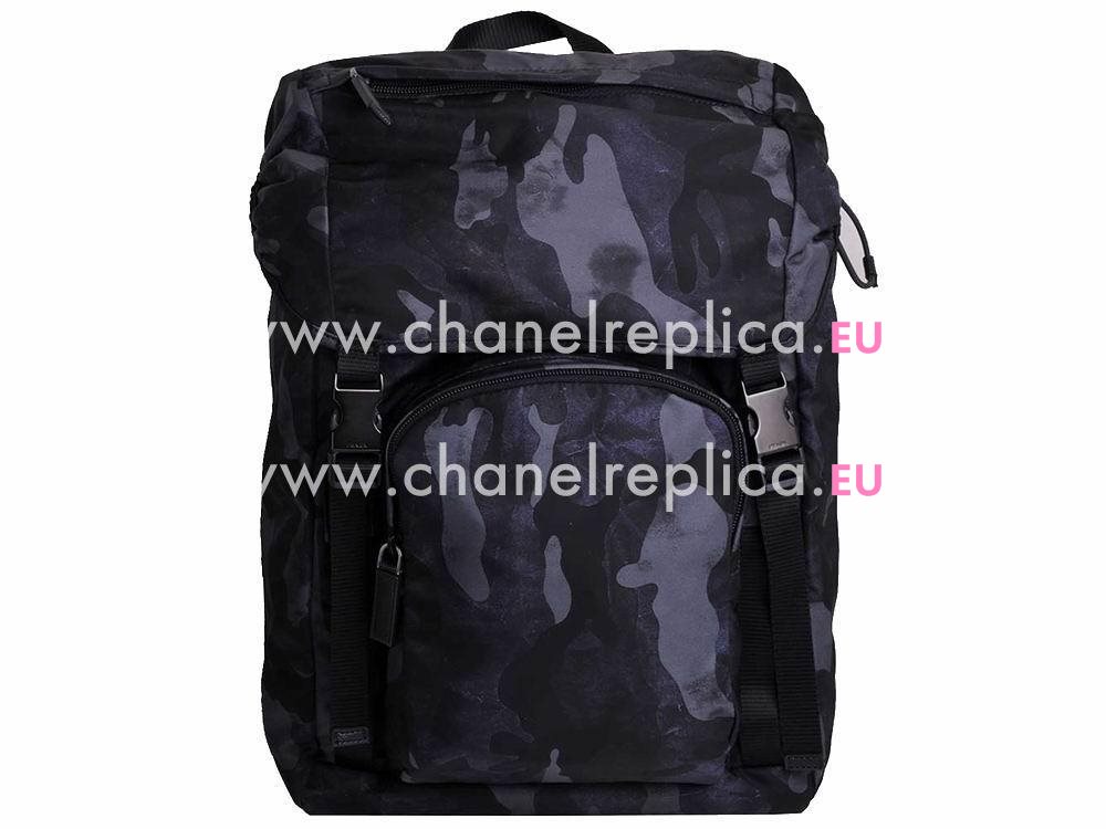 Prada Tessuto Montagn Triangle Logo Nylon Camouflage Backpack PR53949