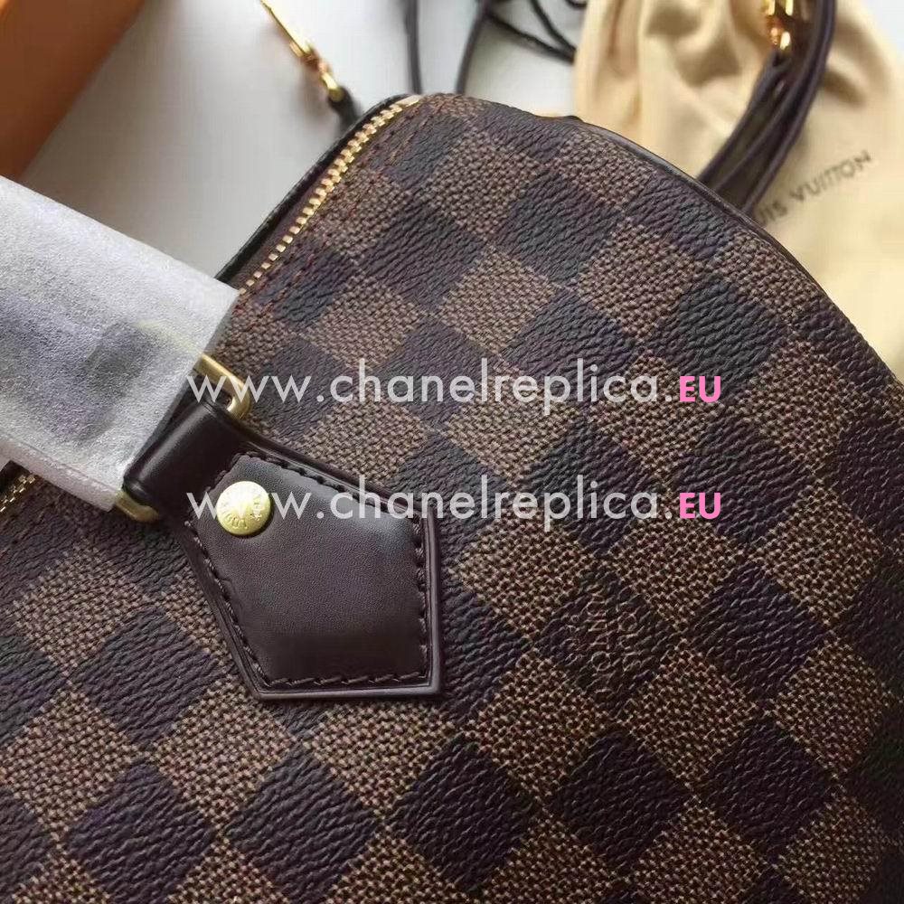 Louis Vuitton Speedy Bandouliere Damier Ebene Canvas Bag N41367