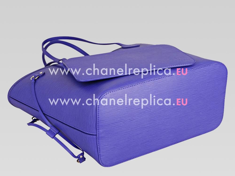 Louis Vuitton Epi Leather Neverfull MM Purple M40883