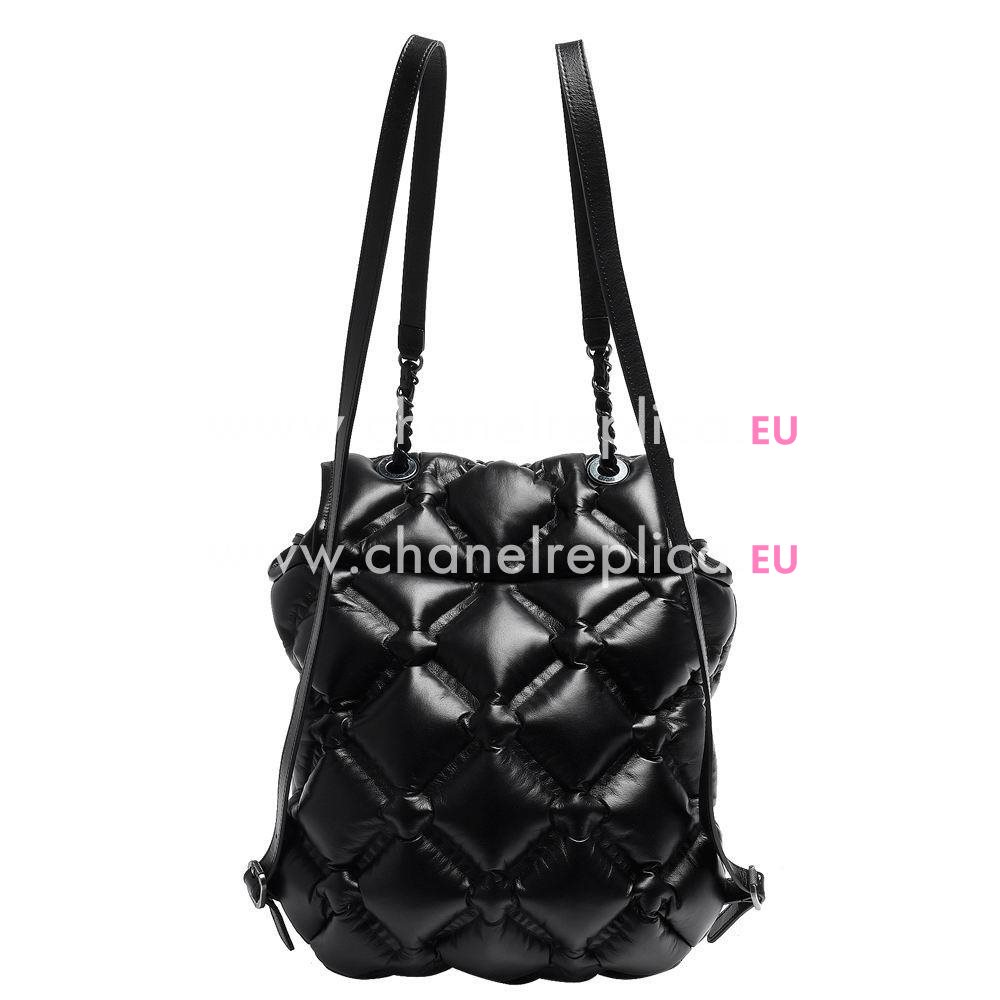 Chanel Classic Boy Rhombus Calfskin Backpack Black C6112116