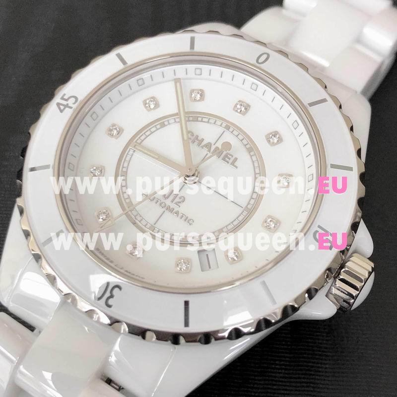 Chanel J12 Ceramic And Steel White Case Watch H5705