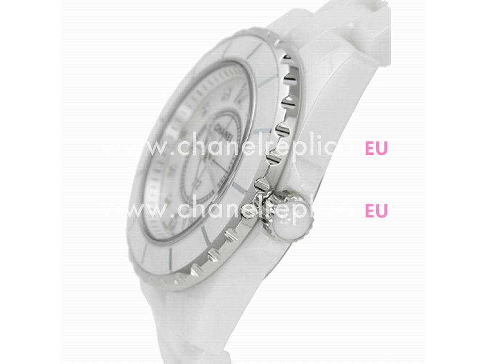 Chanel J12 Ceramic Mother of Pearl 33mm Quartz Watch H2422