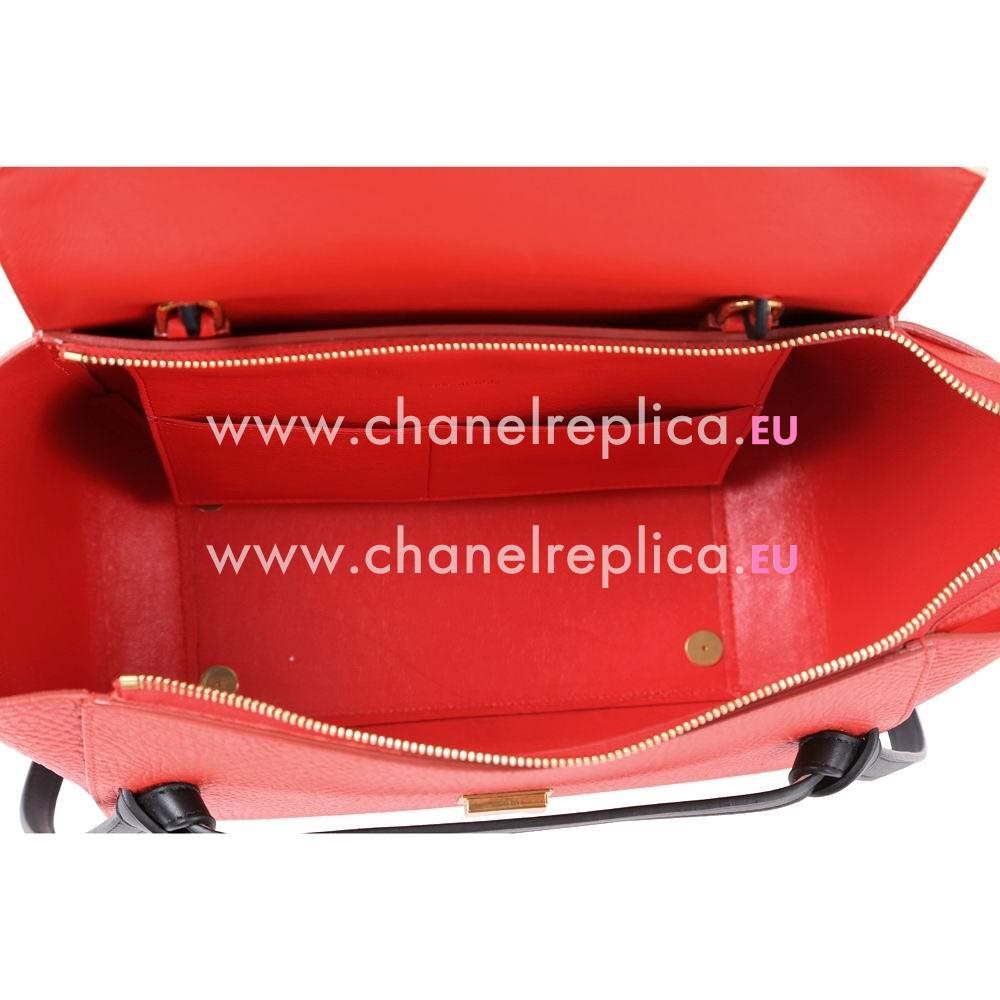 Celine Belt Calfskin Mini Bag Red CE608A50
