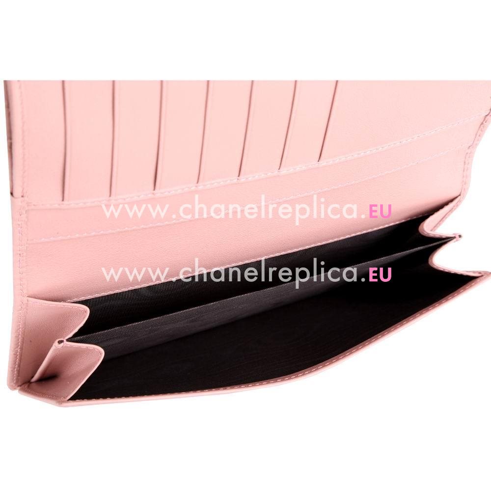 Gucci Ssima Classic GG Calfskin Wallet In Pink G7041011