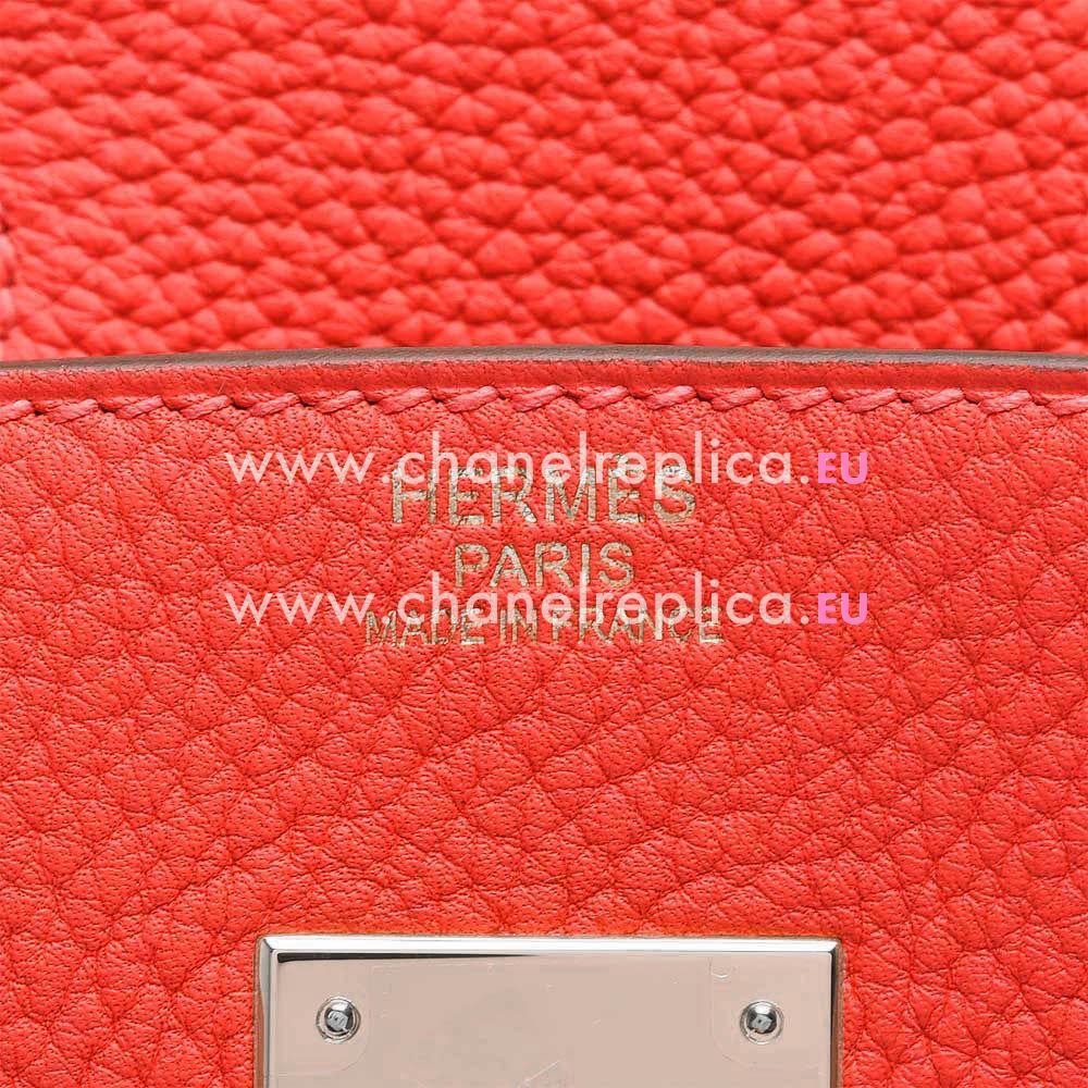 Hermes Birkin 30 Coral Togo Leather Gold Hardware Hand Sew H1035SHH