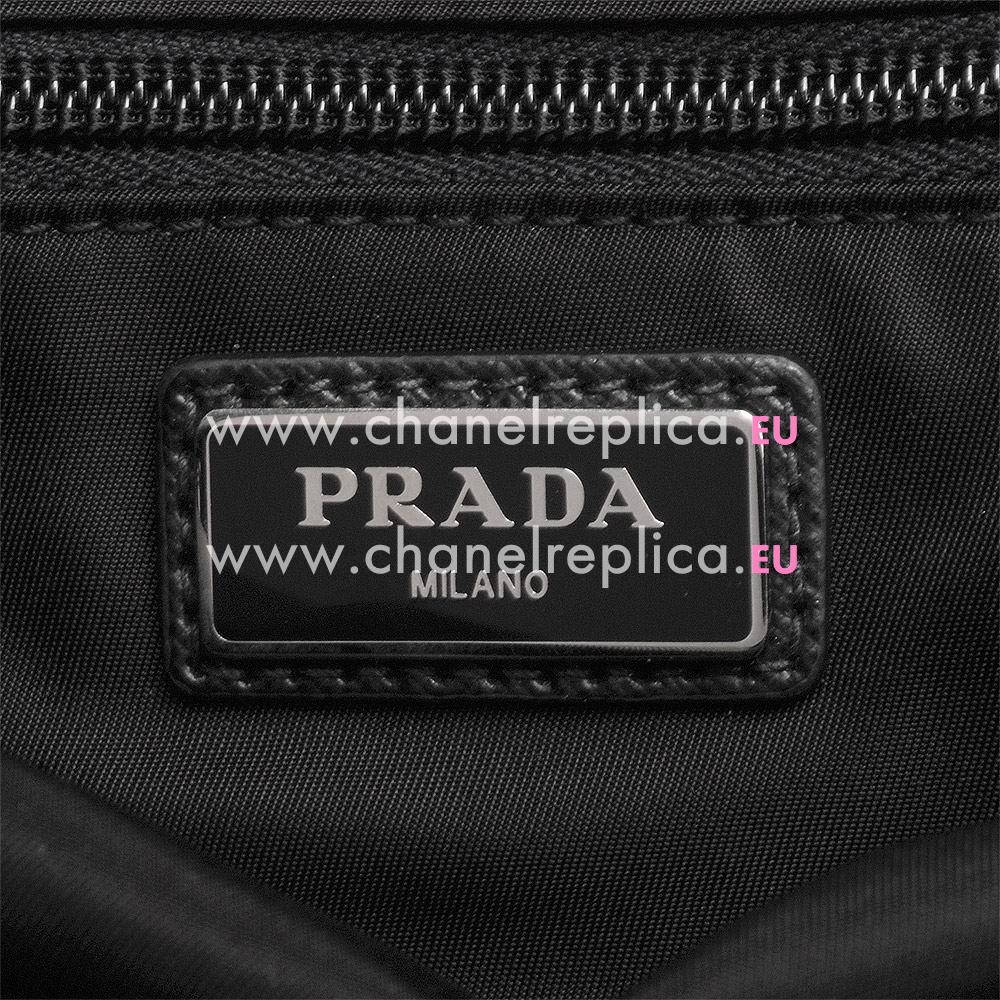 Prada Classic Saffiano Triangle Logo Nylon Backpack Black P7021604