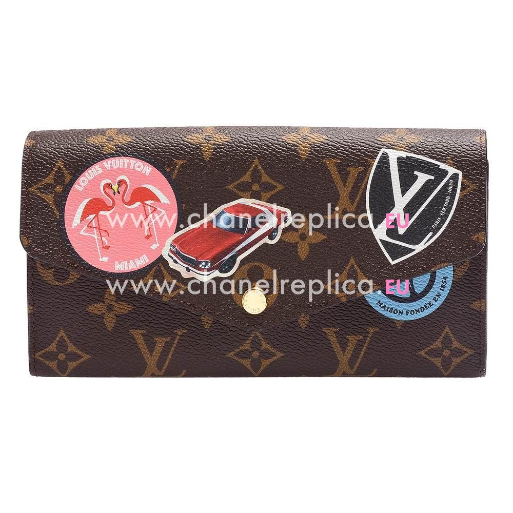 Louis Vuitton Classic Monogram Sarah Purse M62147