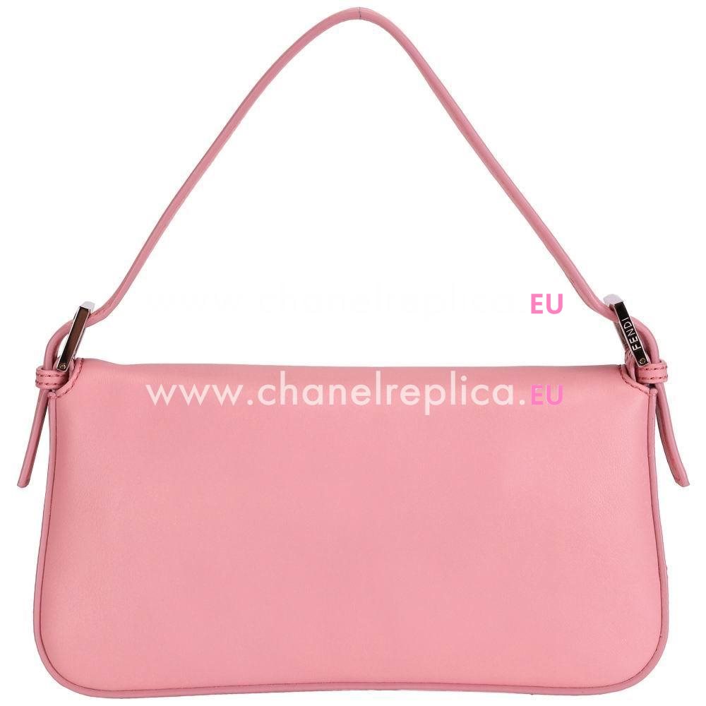 FENDI Baguette Calfskin Bag Pink F5489866