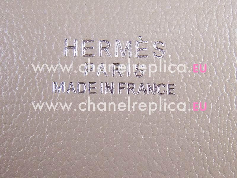 Hermes Jysiere Clemence 31cm Shoulder Bag Gray(Silver) H1096GS