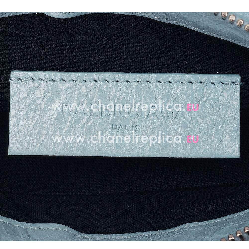 Balenciaga Change Purse Lambskin Silvery Hardware Wallets CandyPink Blue B2055147