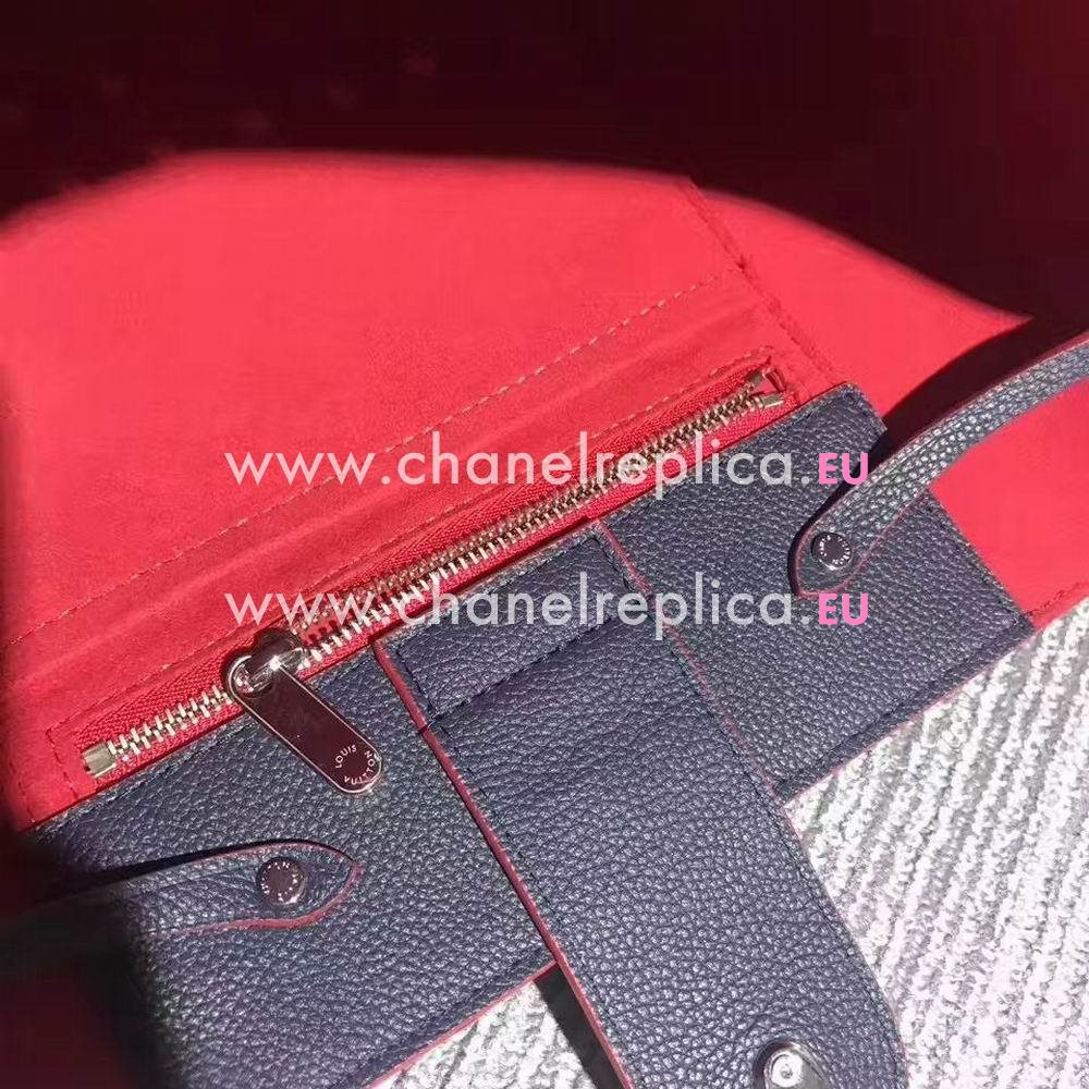 Louis Vuitton Lockme bucket Soft Calfskin Bag Blue M54681