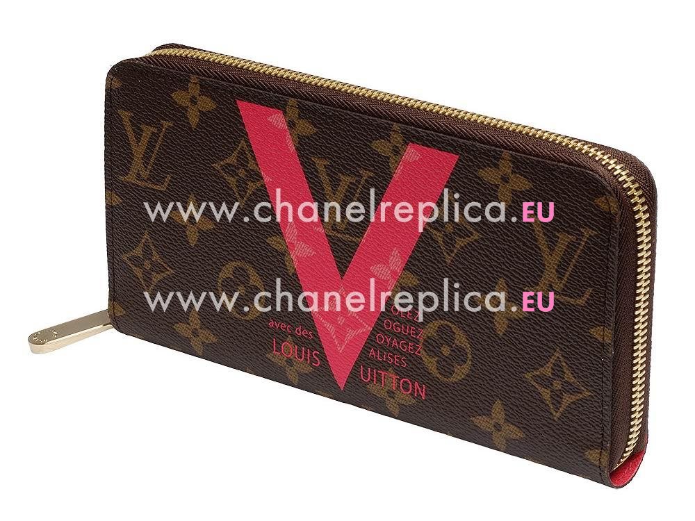 Louis Vuitton Monogram Canvas Zippy Wallet Grenade M60936