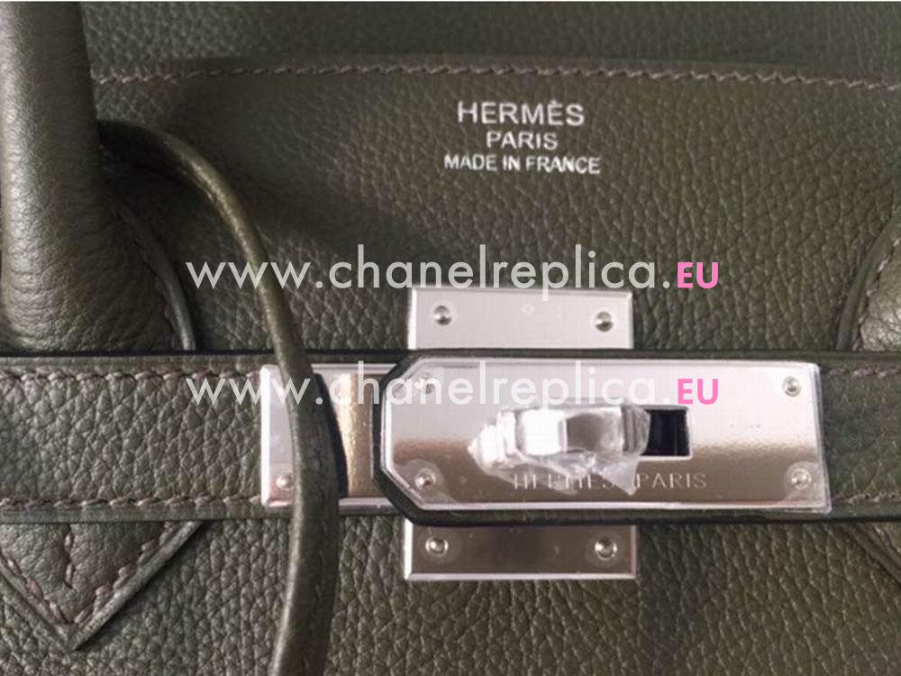 Hermes Birkin 35 Togo Leather Vert Olive Palladium Hand Sew H1035HSS