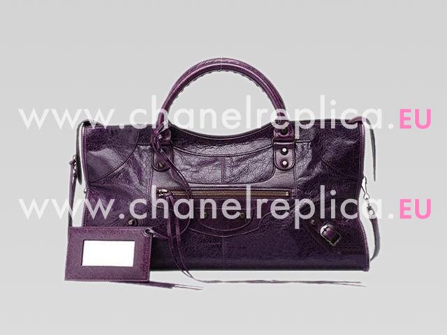 Balenciaga Part-Time Small Stud Bag Purple 168028PU