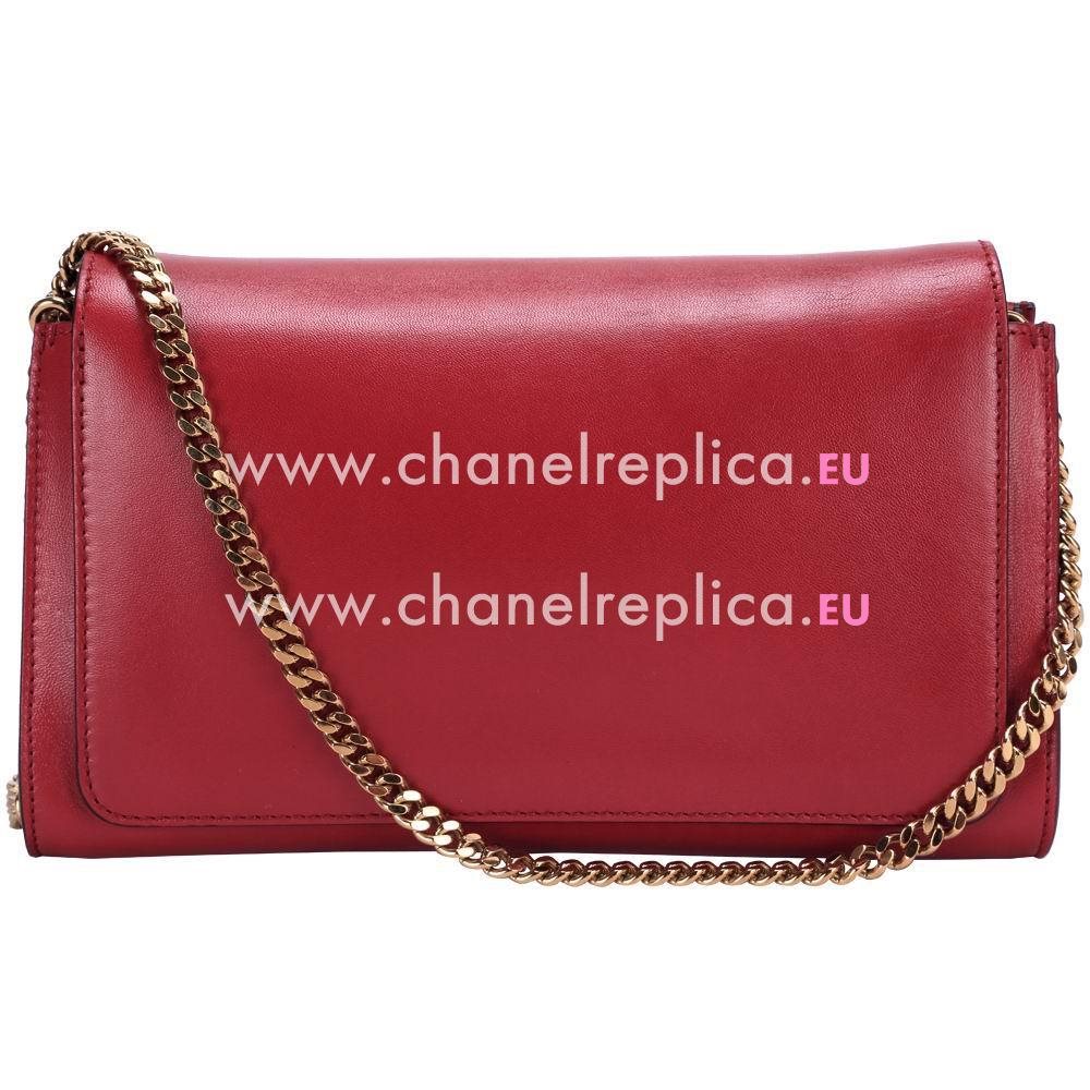 Chloe ELLE Goatskin Hand Bag In Dark Red C5875344