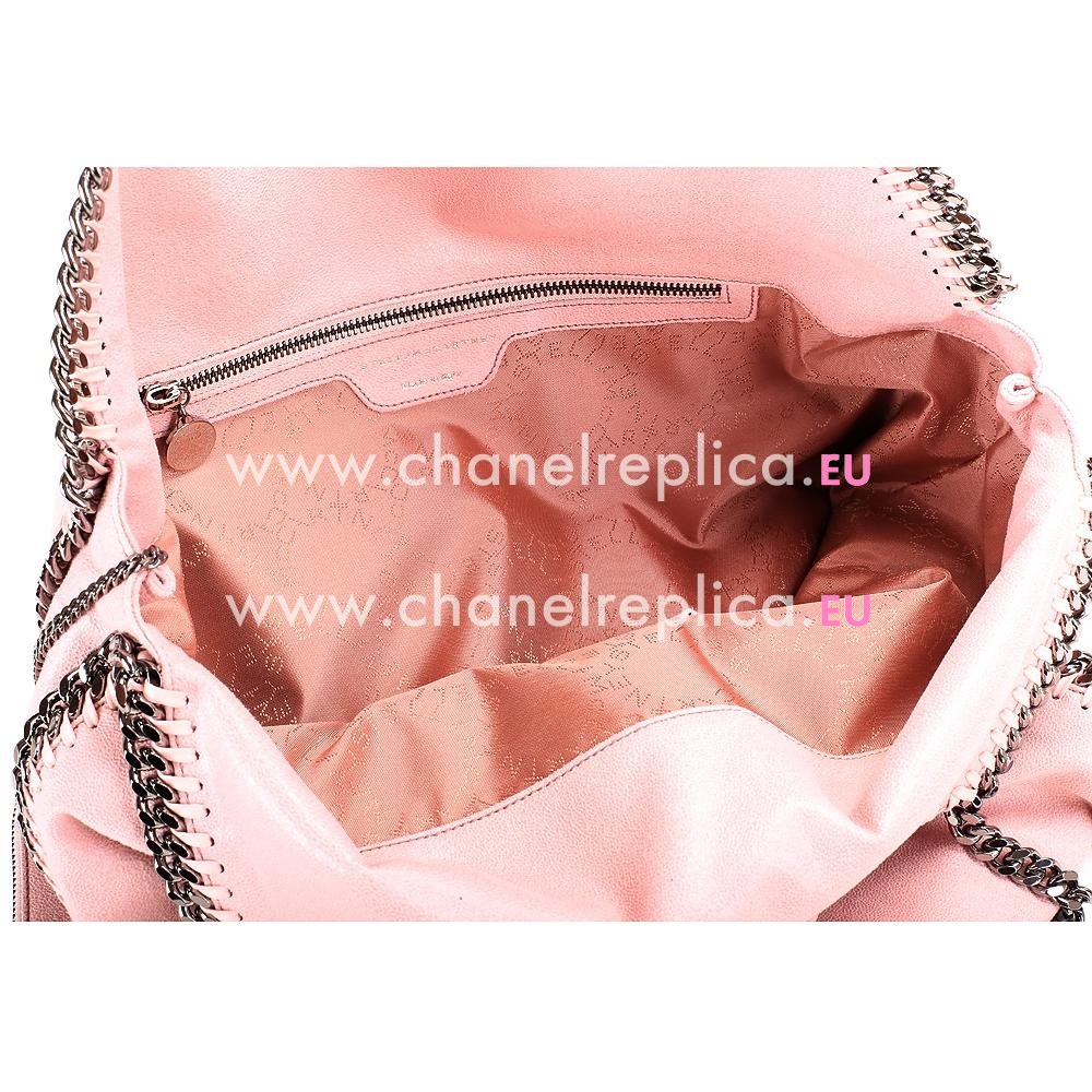 Stella McCartney Falabella Large Tote Silver Chain Bag Pink S856573