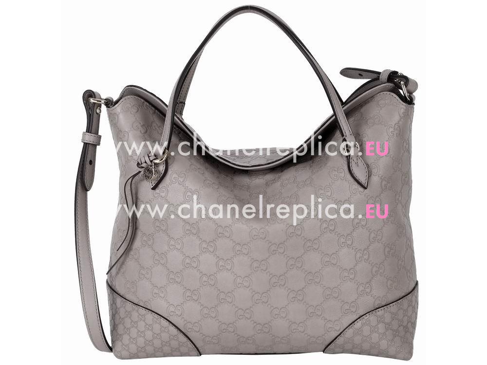 Gucci Bree Classic Calfskin Bag In Gray G592780
