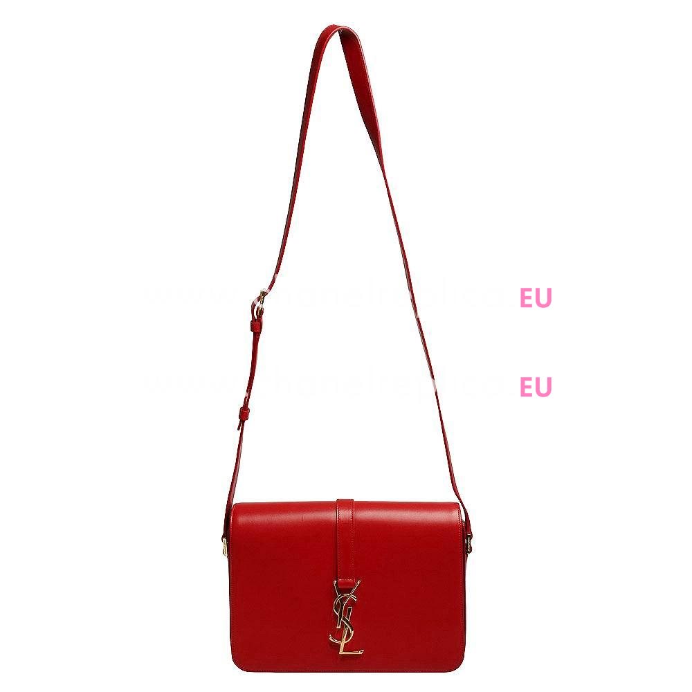 YSL UNIVERSITE Calfskin Bag In Red YSL5635466