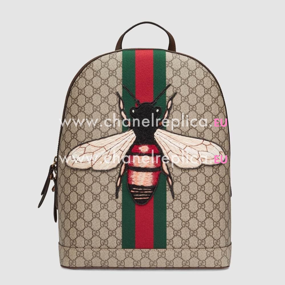 Gucci Web Animalier backpack with bee 442892 K2LZT 8968